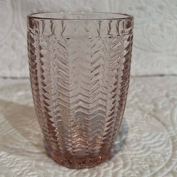 Godinger Dining Godinger Twill Highball Glasses In Pink Set Of 2